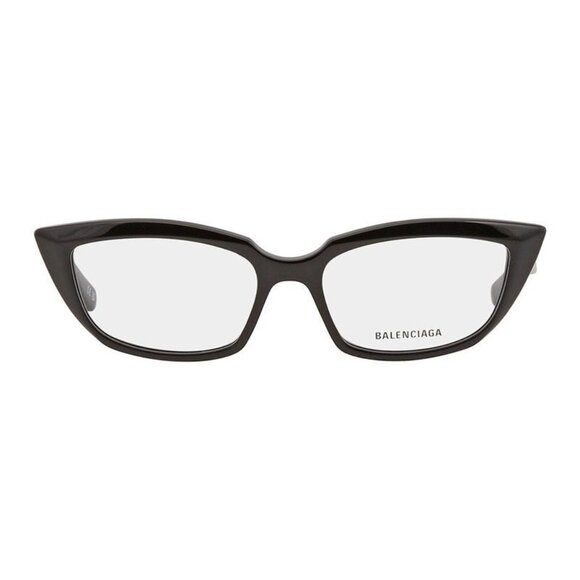 NEW BALENCIAGA EYEGLASSES BB0063O 001 BLACK WOMEN CAT EYE EYEWEAR - Picture 2 of 3